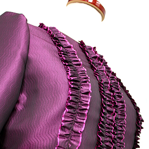 立体裁断フリルブラウスオーダー