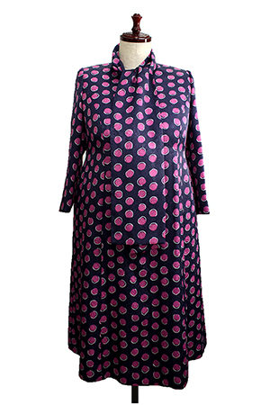 クチュールオーダーならではの、手仕事がいっぱい入った、とても丁寧できれいな仕立てになっている