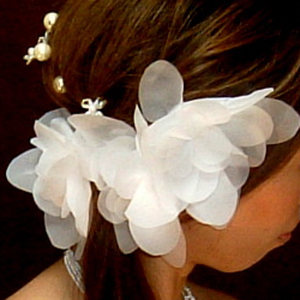 札幌立体裁断教室ウェディングヘッドドレス