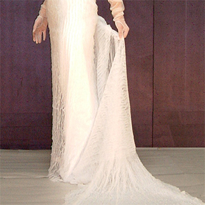 札幌立体裁断教室シンプルなウェディングドレスデザイン