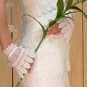 札幌立体裁断教室スカラップレースウェディングドレス