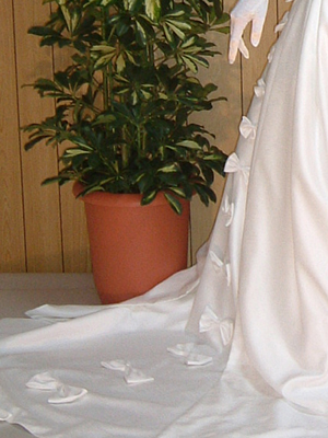 札幌立体裁断のウェディングドレス