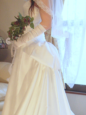 札幌立体裁断教室個性的ウェディングドレス